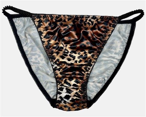 leopard print bikini panties.